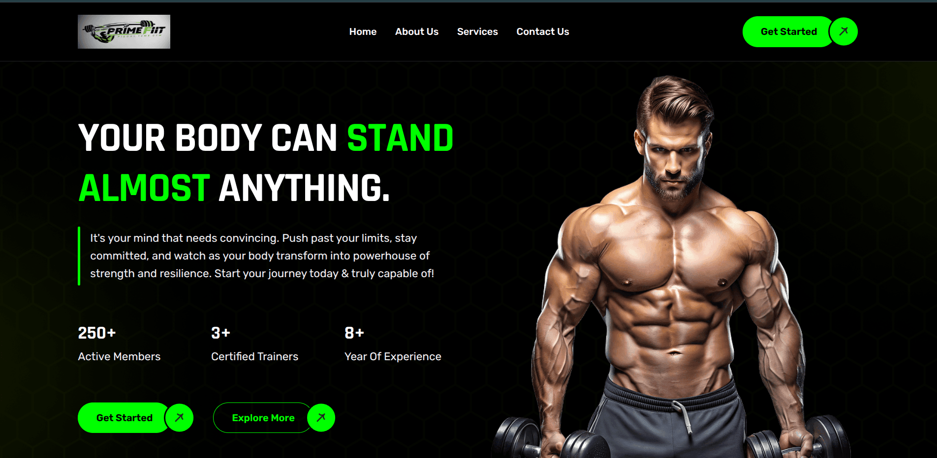 Train with PrimeFit - Desktop